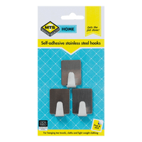Mts Home Rectangle Hooks Ss Small P/3 Mts0073