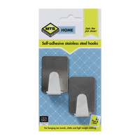 Mts Home Rectangle Hooks Ss Med P/2 Mts0074