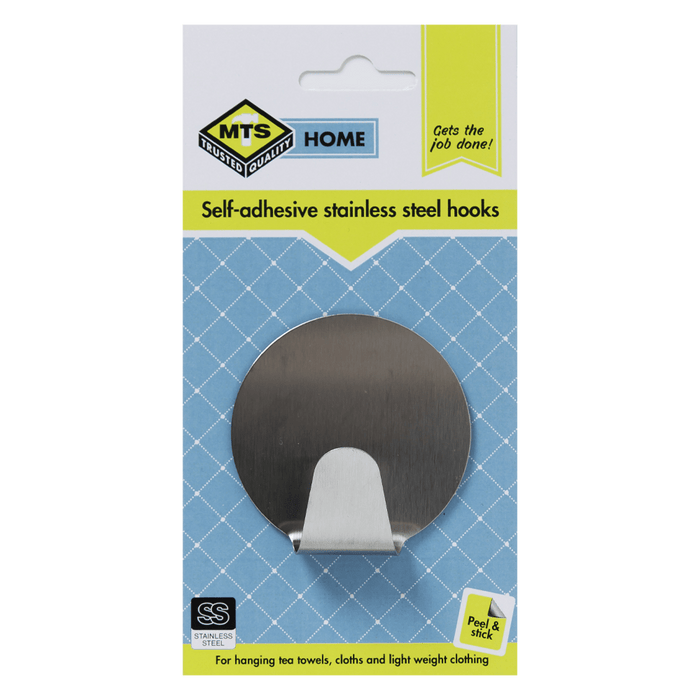 Mts Home Round Hook S/S Med P/2 Mts0077