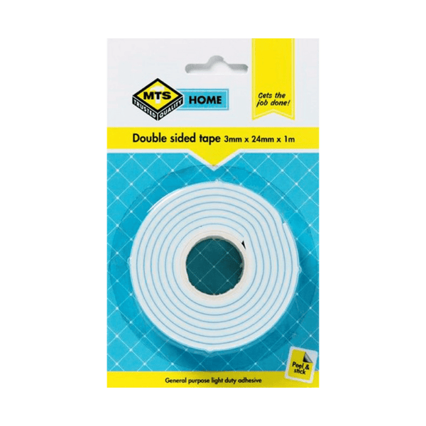 Mts Home Double Sided Tape 3 Mmx24 Mmx1 M Mts0082