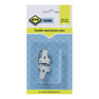Mts Home Double Sided Picture Pins 2 Pc Mts0086
