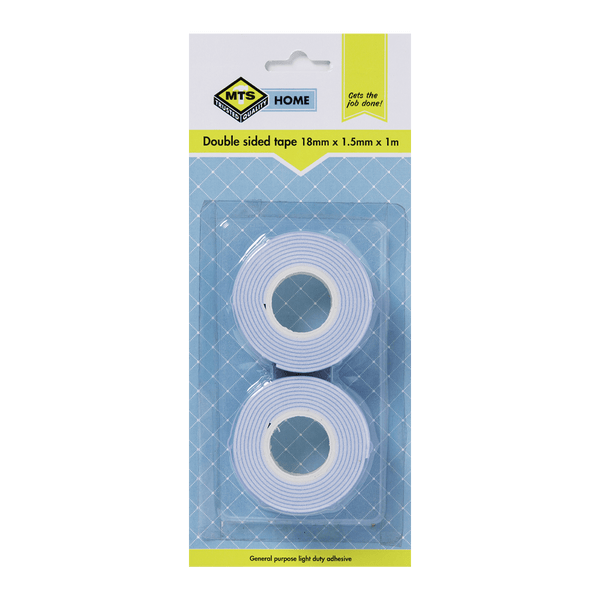 Mts Home Double Sided Tape 1.5 Mmx18 Mm X 1 M P/2 Mts0099