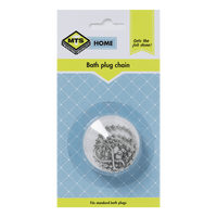 Mts Home Plug Bath Pvc White & Chain Mts0103
