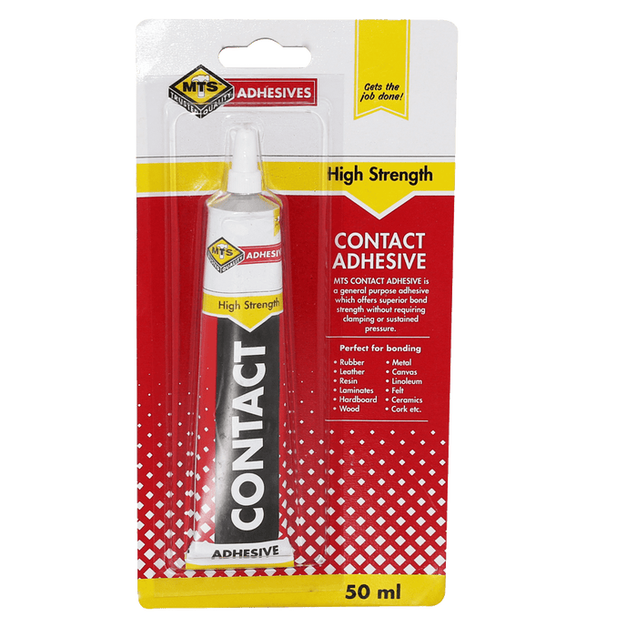 MTS Contact Adhesive 50ml - High Strength Glue for Metal, Rubber, Wood & More