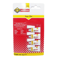 MTS Super Glue: Single Use, High Strength Adhesive for Metal, Ceramics, Rubber, Glass, Leather, Wood, China, Plastics