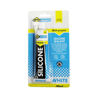 MTS White Silicone Sealant: Multi-Purpose DIY Seal for Gaps & Cracks