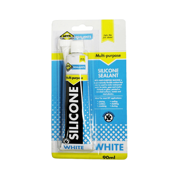 MTS White Silicone Sealant: Multi-Purpose DIY Seal for Gaps & Cracks