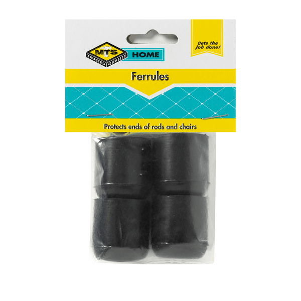 Mts Home Round Rubber Ferrule 22 Mm P/4 Mts0876