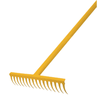 Rake Mts All Steel 16 Tooth Mts1040