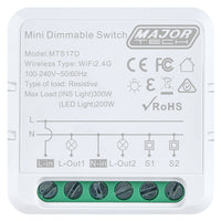Major Tech VETi 1 - Bell Press Switch (1 Module) - Modular | VG101WT - image 1