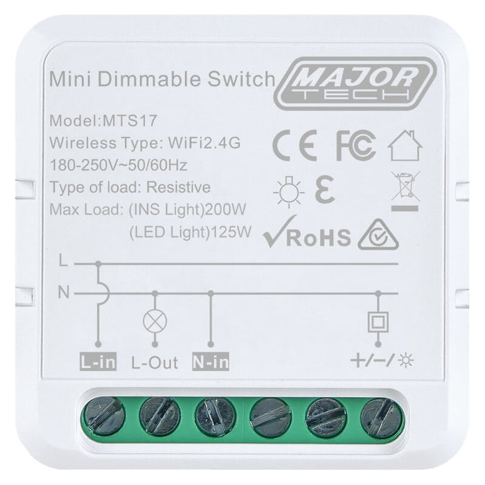 Major Tech Smart Tactile Dimmer Mod MTS17