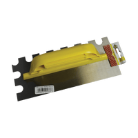 Trowel Mts Plaster P/Hndl Notch Rnd 20 Mm Mts1810