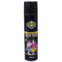 Paint Spray Black Matt 300 Ml Mts Mts1842