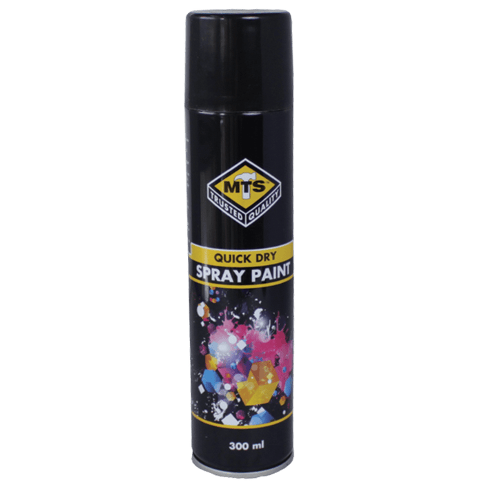 Paint Spray Black Matt 300 Ml Mts Mts1842