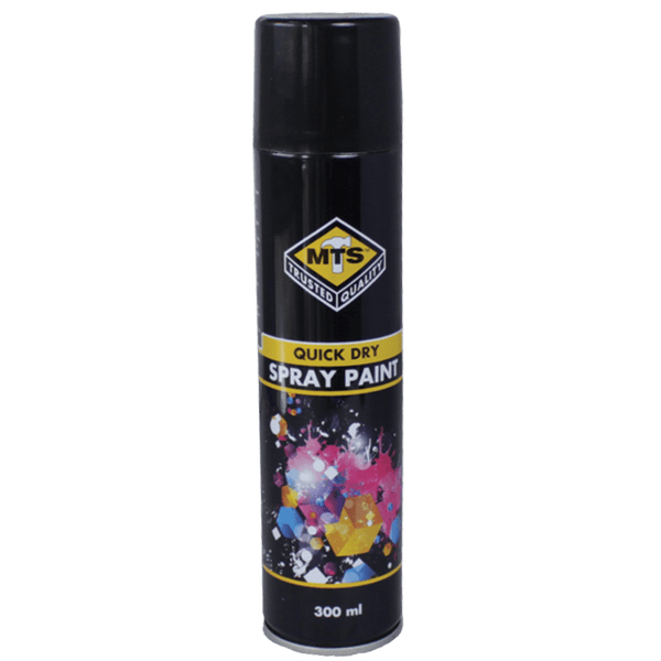 Paint Spray Black Matt 300 Ml Mts Mts1842