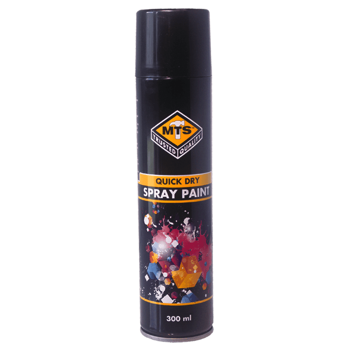 Paint Spray Black Satin 300 Ml Mts Mts1843