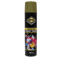MTS Gold Spray Paint - Quick Dry, Metallic Finish - 300ml
