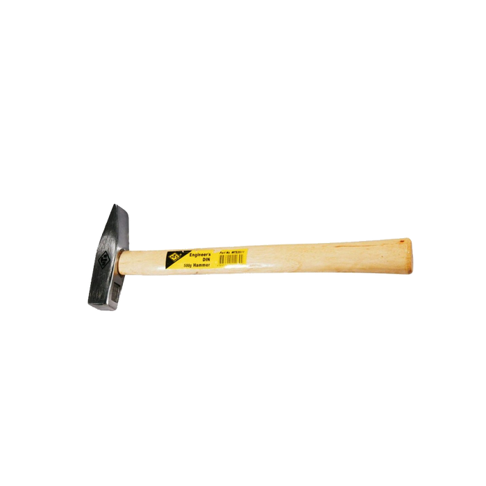 MTS3511 Engineer's Hammer - DIN Standard, 500g - Professional Grade Hammer for Engineers & Fitters