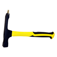 MTS3521 Scutch Brick Hammer 800G - Fibreglass Handle Masonry Tool for Brick Setting & Splitting | Chavda.com