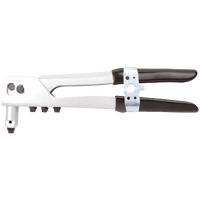 Hand Rivet Gun - MTS3940 Riveter Tool with Spring-Loaded Handle & Multi-Size Rivet Compatibility (2.4-4.8mm)