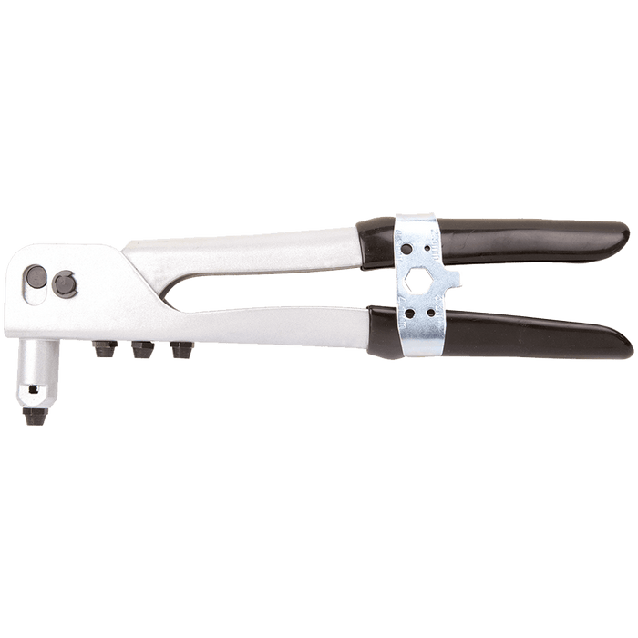 Hand Rivet Gun - MTS3940 Riveter Tool with Spring-Loaded Handle & Multi-Size Rivet Compatibility (2.4-4.8mm)