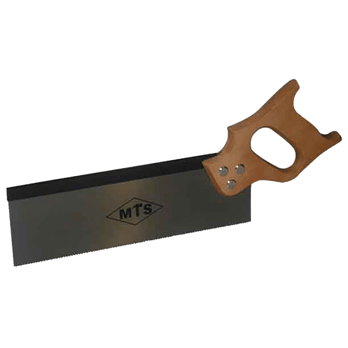 MTS Backsaw - Hand Saw for Woodworking, Fine Cutting, and Tenons - Traditional Wood Handle