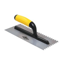 Trowel Mts Plaster P/Hndl Notch Sqr 6 Mm Mts6257