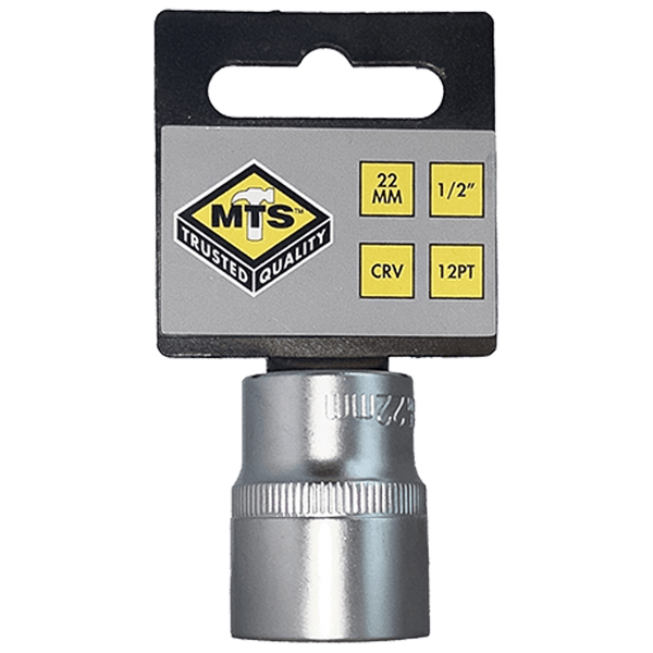 Mts Socket 1/2 Bi Hex Crv 22 Mm Mts8022