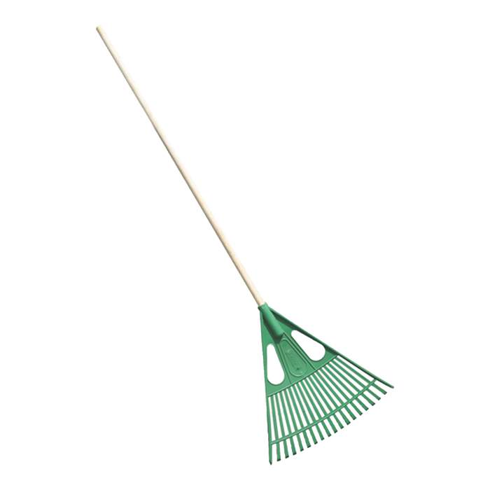 Rake Mts Lawn Plas Wooden Handle (L) Mts8482