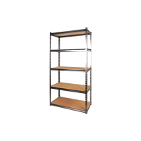 MTS Steel Shelving Unit: 5 Adjustable Shelves, 86.5x35.5x183cm. Heavy Duty Storage Shelves for Garage, Home, Warehouse - chavda.com