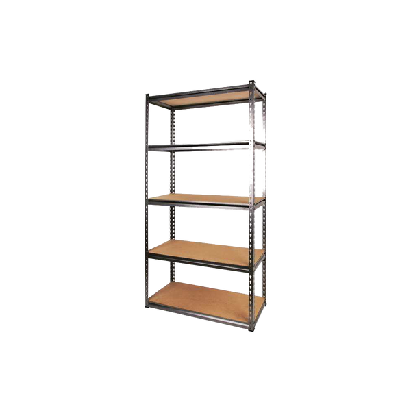 MTS Steel Shelving Unit: 5 Adjustable Shelves, 86.5x35.5x183cm. Heavy Duty Storage Shelves for Garage, Home, Warehouse - chavda.com
