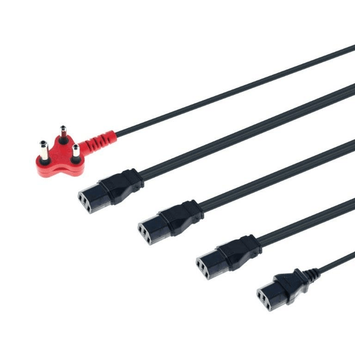 4 Power cable kettle to red plug (Shaved)-MULTIPLUG4
