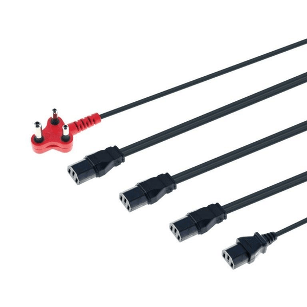 4 Power cable kettle to red plug (Shaved)-MULTIPLUG4