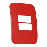 Major Tech Three Single Module Horizontal Cover Plate | V6214WT - image 1