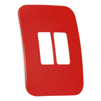 Major Tech Two Single Module Horizontal Cover Plate | V6213WT - image 1