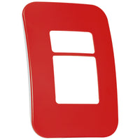 Major Tech Three Module Cover Plate (1 Double, 2 Single Vertical) | V6205WT - image 1