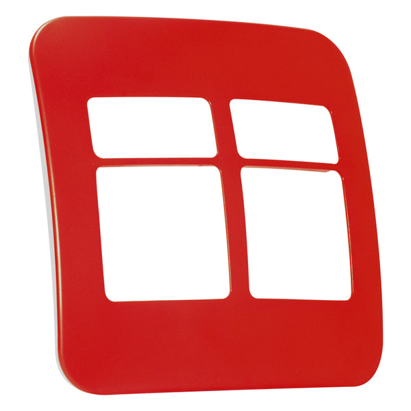 Major Tech VETi 1 - One Single Module Horizontal Cover Plate White Trim - Modular | V6212WT - image 2