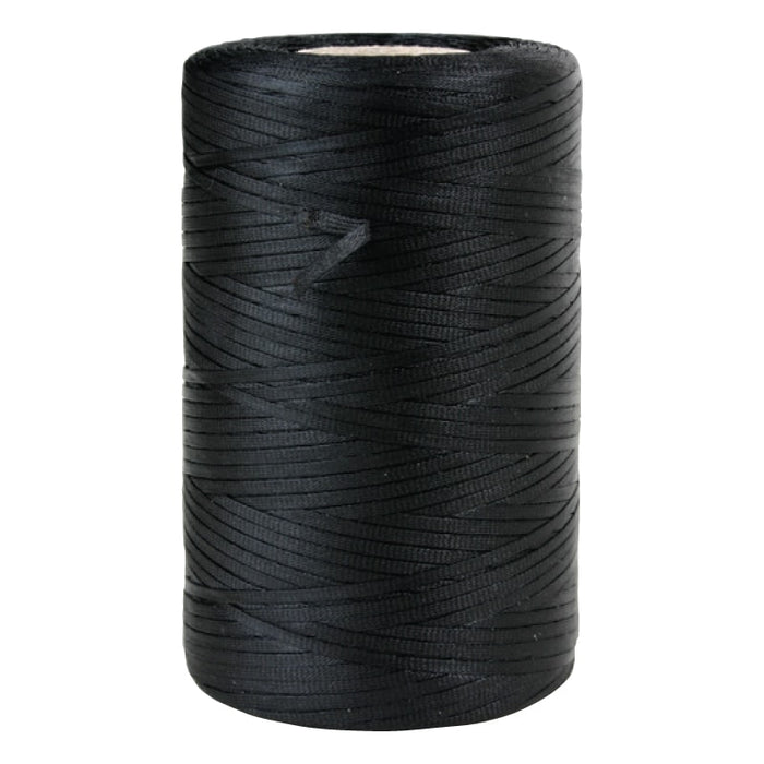 Lacing Twine Waxed Nylon 460mm X 1.5mm Black
