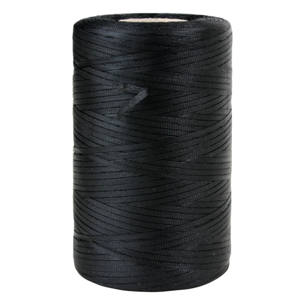 Lacing Twine Waxed Nylon 460mm X 1.5mm Black