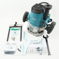 Makita MT M3600B Plunge Router - 1650W Heavy Duty Wood Router, 1/2 inch Collet