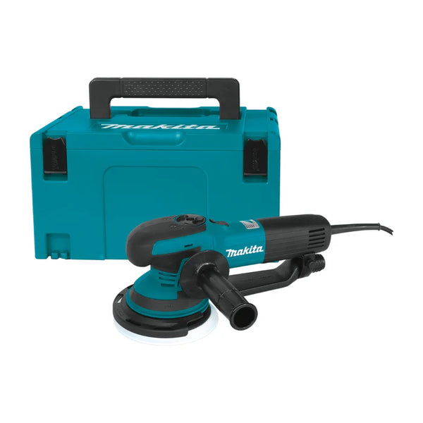 Makita BO6050J Orbital Sander - 750W Random Orbit Sanding Tool + Case