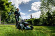 Metabo RM 36-18 LTX BL 46 Cordless Lawn Mower: Brushless, 46cm Cutting Width, Battery Powered. Garden Tool on White Background.