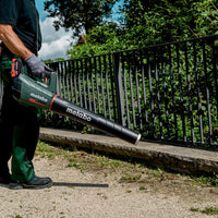 Metabo LB 18 LTX BL Cordless Leaf Blower - Brushless, Powerful, & Quiet - Ideal for Leaf and Debris Removal