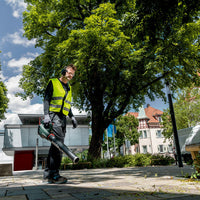 Metabo LB 18 LTX BL Cordless Leaf Blower - Brushless, Powerful, & Quiet - Ideal for Leaf and Debris Removal