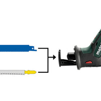 Metabo Cordless Sabre Saw 18V SSE 18 LTX Compact - Lightweight Reciprocating Saw