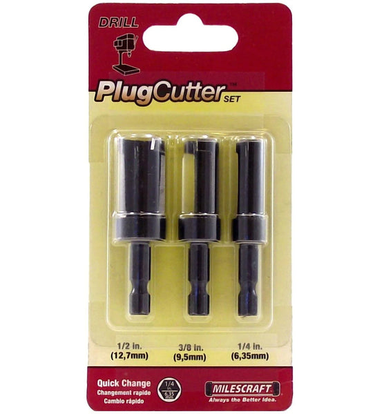 3 Pce Plug Cutter Set - 0825340