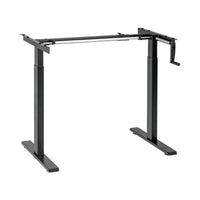 LINKQNET N08-22D MANUALLY ADJUSTABLE SIT-STAND DESK FRAME - BRK-N08-22D-B