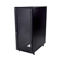 22U 600X1000MM, 1 SHELF, 4 FANS, GLASS DOOR.. - RCK-SH05J-22U-1000D