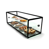 SALVADORE Ambient Display Cabinet  (Double Shelf) - 1200Mm X 330Mm X 315Mm - NDC1002