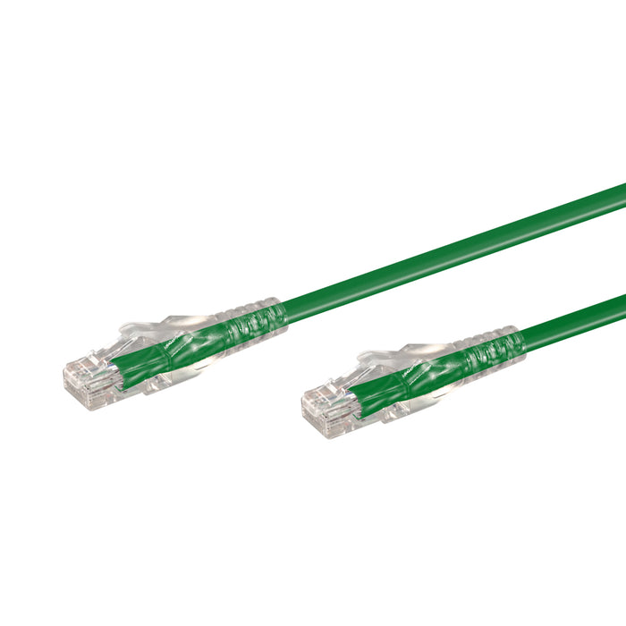 15M CAT6 MOULDED FLYLEAD - GREEN - NET-CAT6-GN-15M-LQ